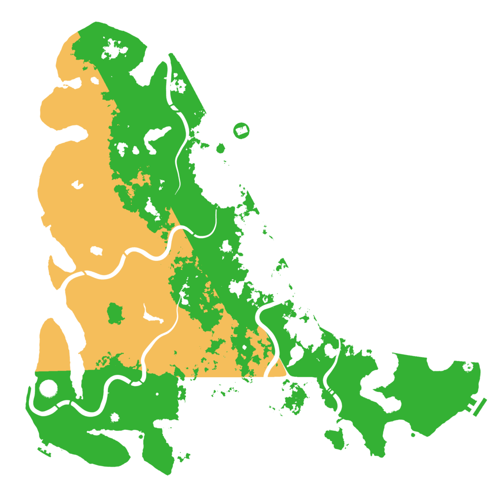Biome Rust Map: Procedural Map, Size: 5000, Seed: 1694879626