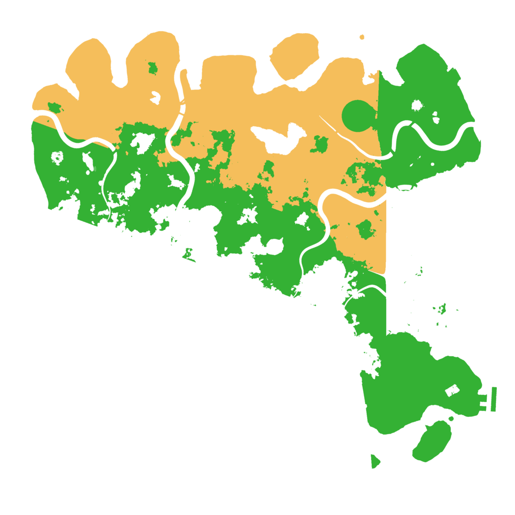 Biome Rust Map: Procedural Map, Size: 4250, Seed: 384372483