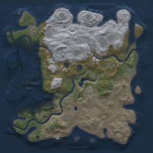 Thumbnail Rust Map: Procedural Map, Size: 4250, Seed: 229644131, 16 Monuments
