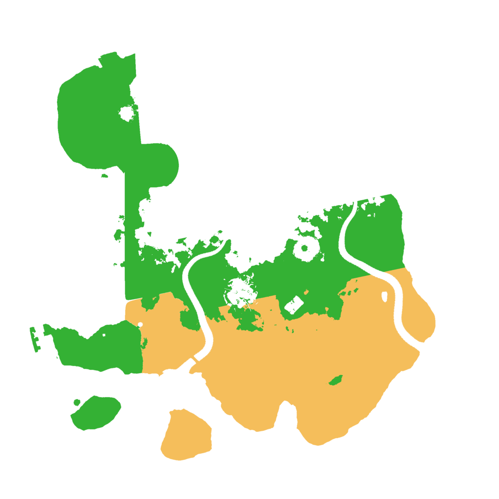 Biome Rust Map: Procedural Map, Size: 3000, Seed: 527728839