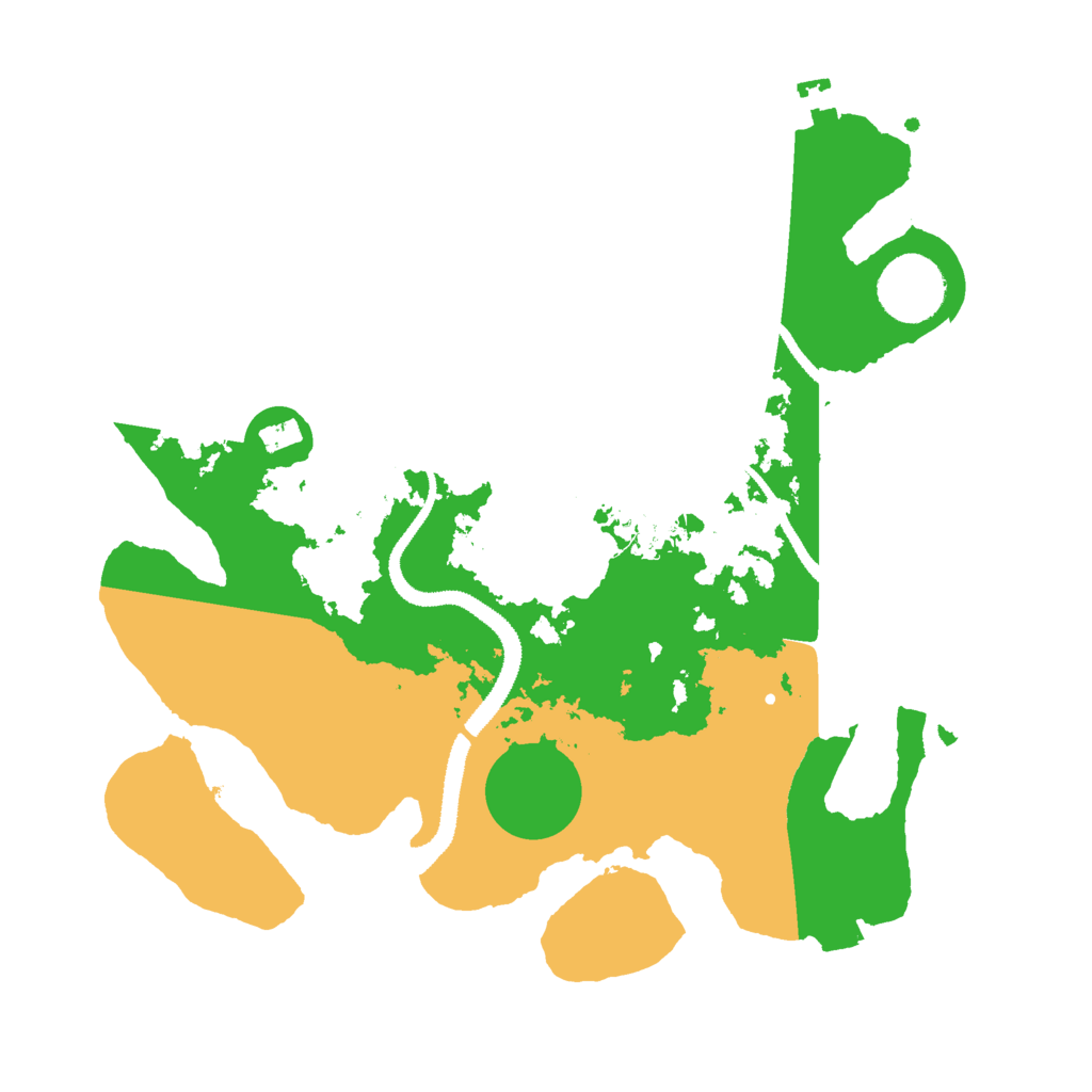 Biome Rust Map: Procedural Map, Size: 3000, Seed: 777907002