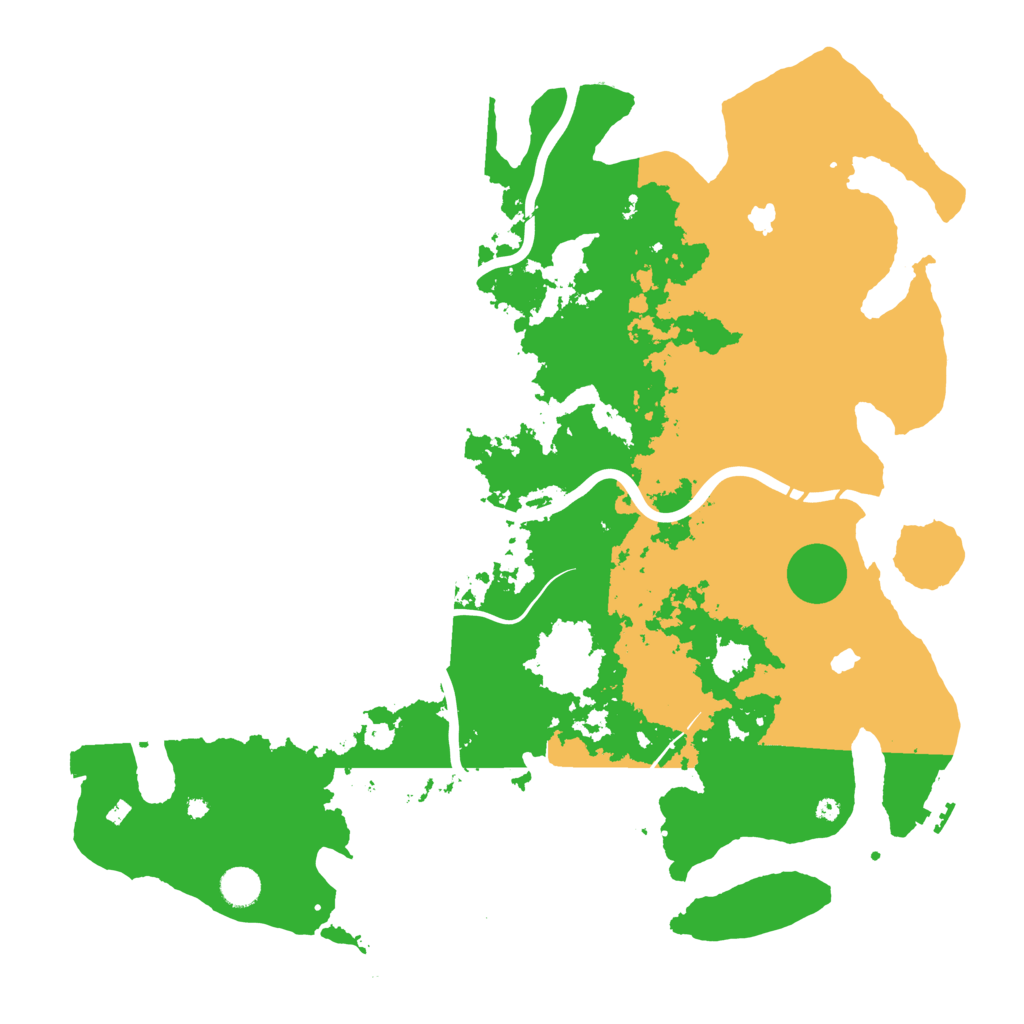 Biome Rust Map: Procedural Map, Size: 4500, Seed: 364515774