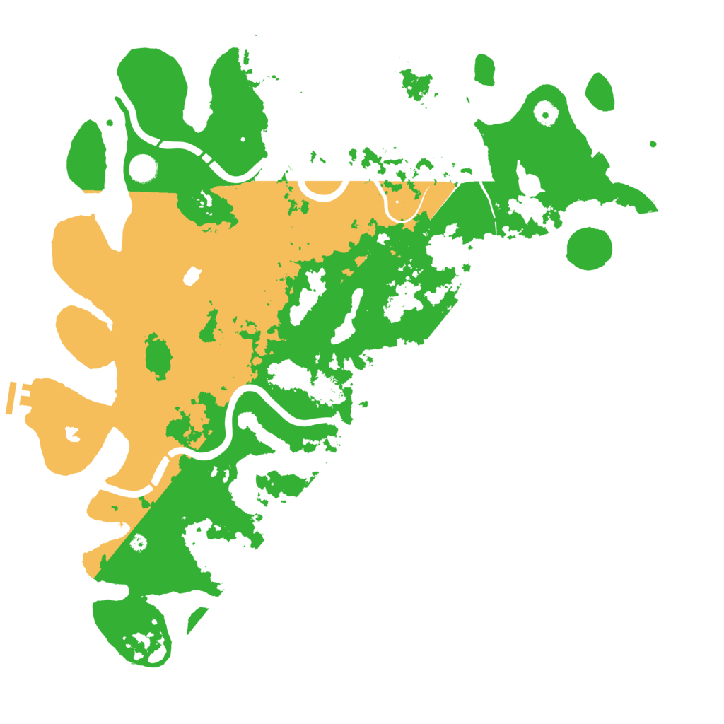 Biome Rust Map: Procedural Map, Size: 4500, Seed: 1708534074
