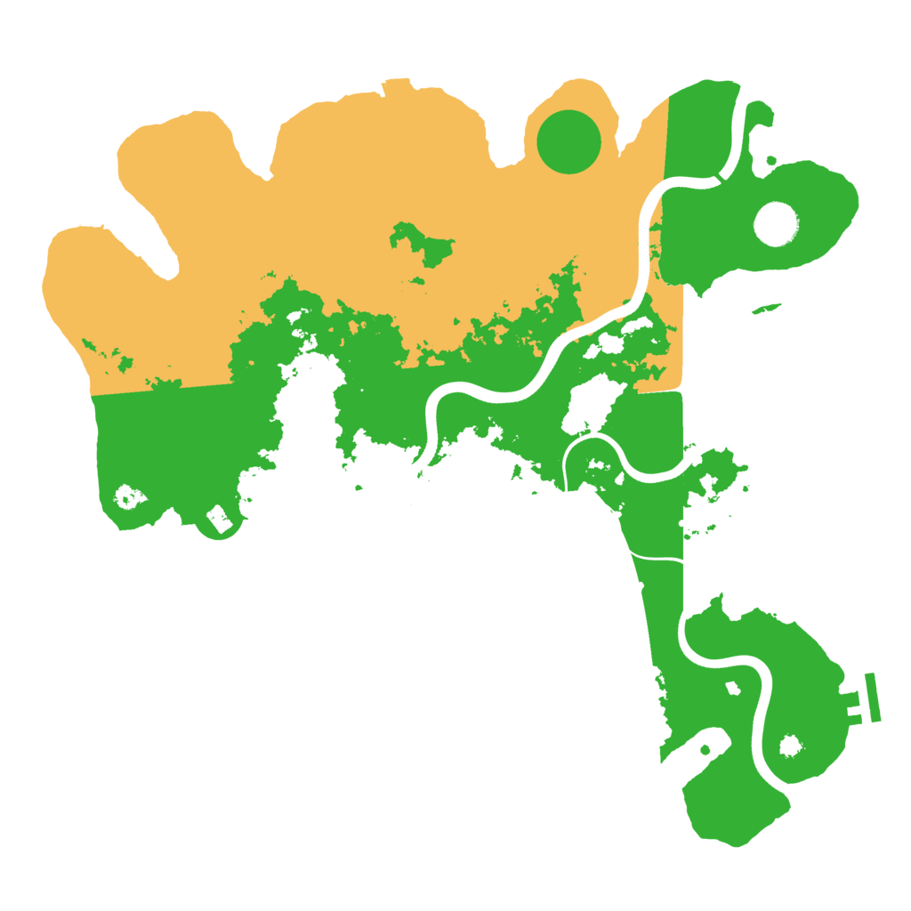 Biome Rust Map: Procedural Map, Size: 3750, Seed: 143776602