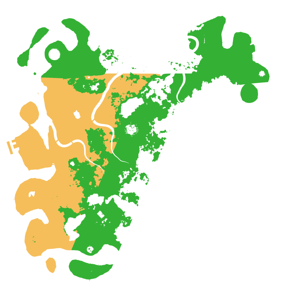 Biome Rust Map: Procedural Map, Size: 4500, Seed: 1904551577