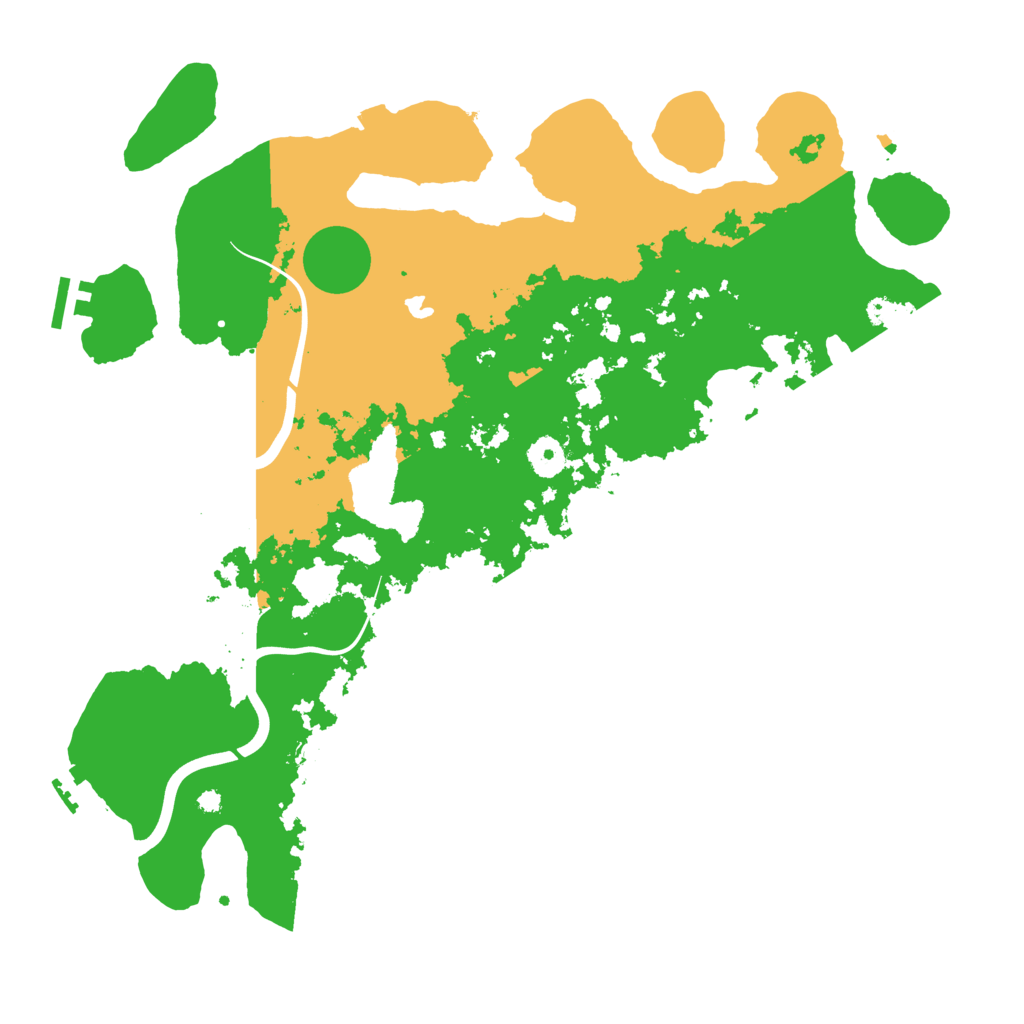 Biome Rust Map: Procedural Map, Size: 4000, Seed: 486328297