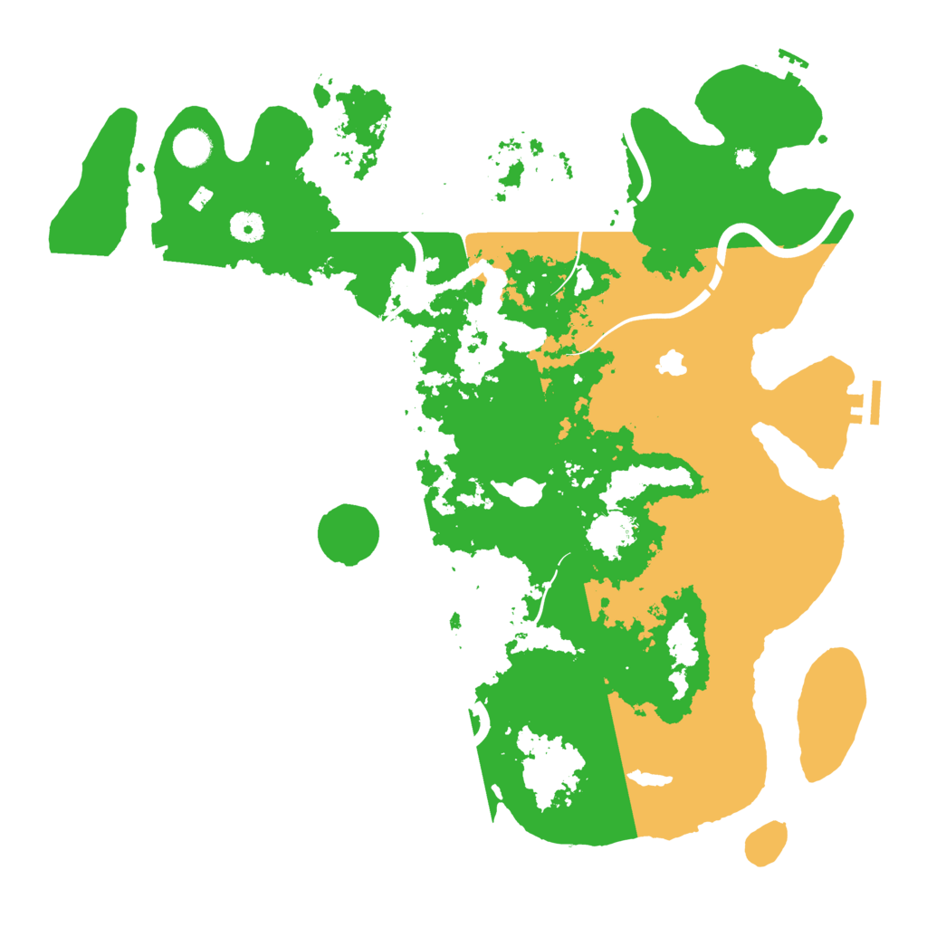 Biome Rust Map: Procedural Map, Size: 4250, Seed: 290249365