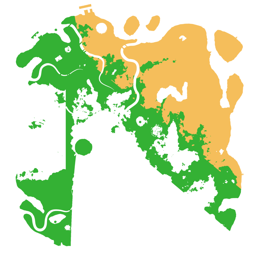 Biome Rust Map: Procedural Map, Size: 4300, Seed: 809825810
