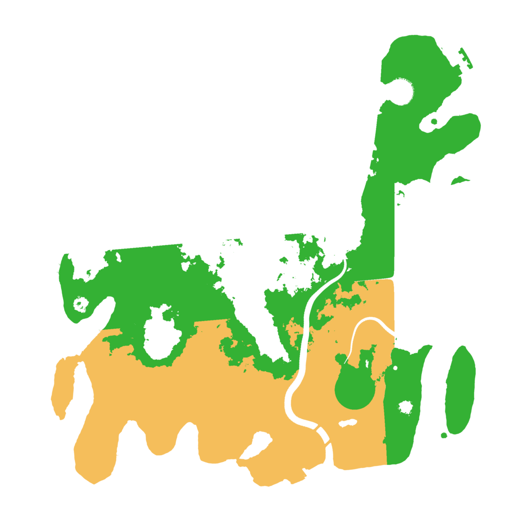 Biome Rust Map: Procedural Map, Size: 3500, Seed: 1773177325