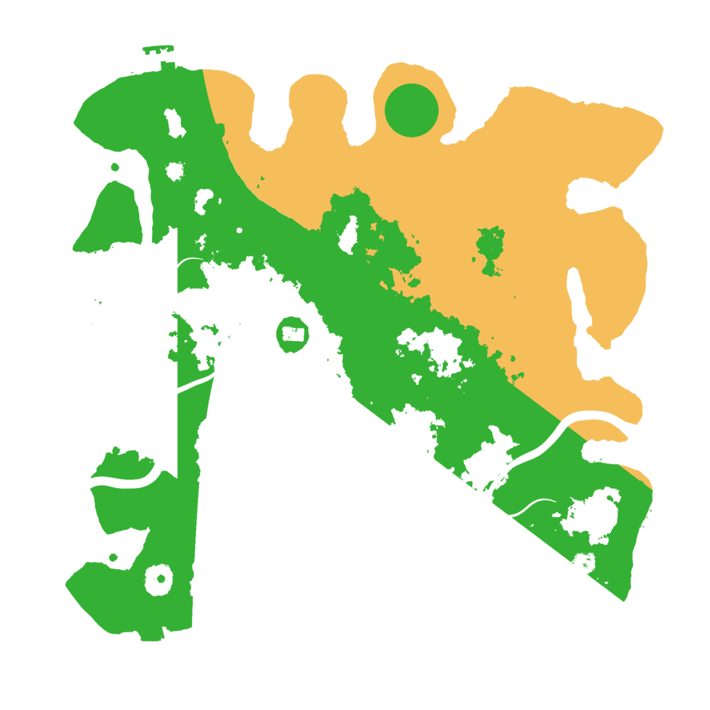 Biome Rust Map: Procedural Map, Size: 3500, Seed: 166020449