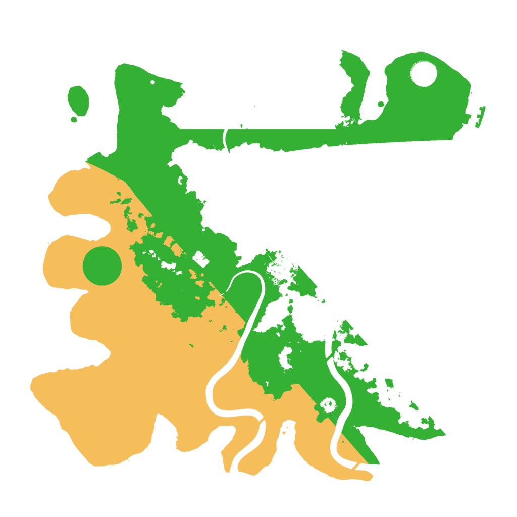 Biome Rust Map: Procedural Map, Size: 3500, Seed: 480613427