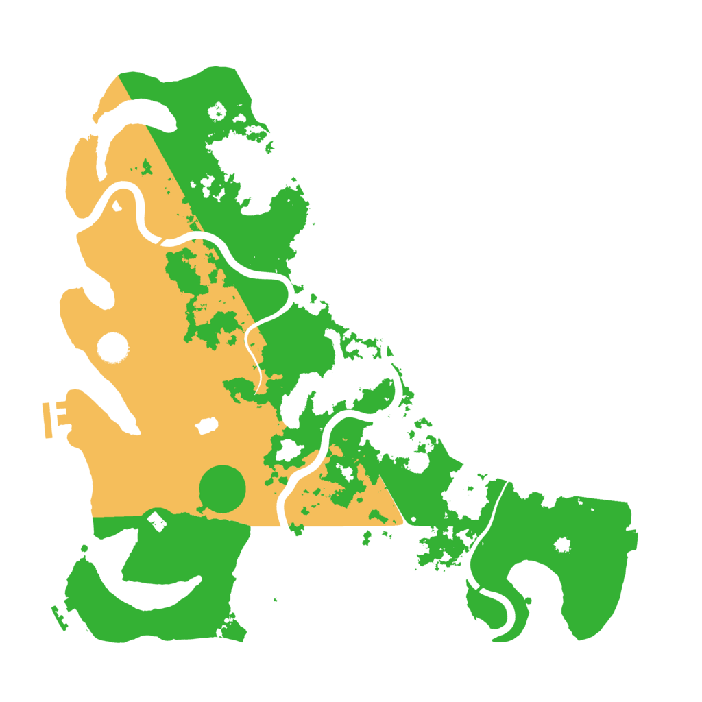 Biome Rust Map: Procedural Map, Size: 4000, Seed: 23300