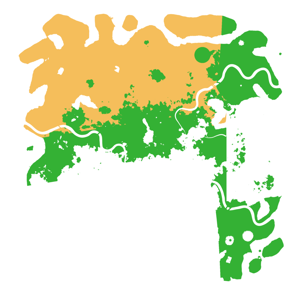 Biome Rust Map: Procedural Map, Size: 5000, Seed: 1011946149