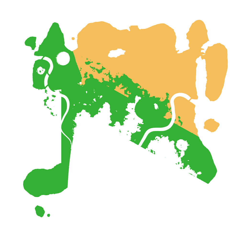 Biome Rust Map: Procedural Map, Size: 3250, Seed: 1190322513