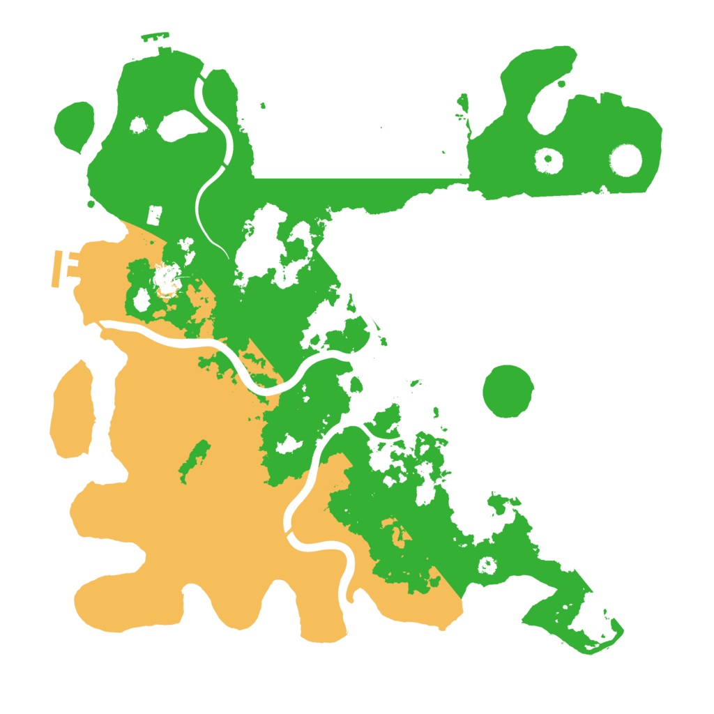 Biome Rust Map: Procedural Map, Size: 3900, Seed: 512327571