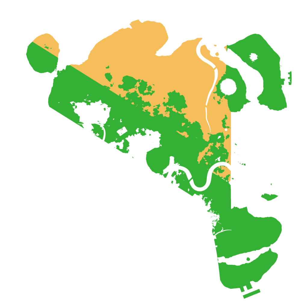 Biome Rust Map: Procedural Map, Size: 3500, Seed: 328098675