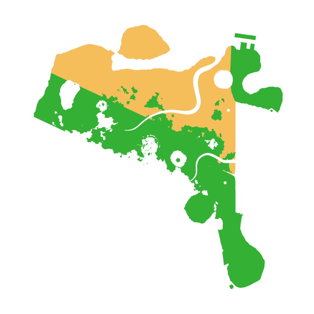 Biome Rust Map: Procedural Map, Size: 3000, Seed: 28638