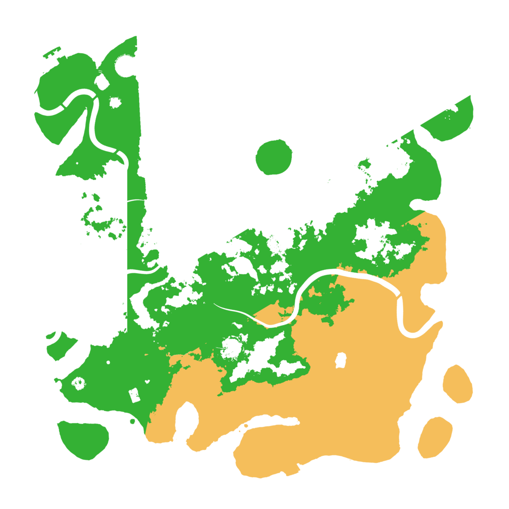 Biome Rust Map: Procedural Map, Size: 4000, Seed: 148808