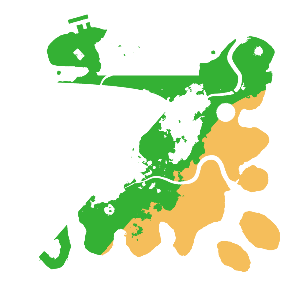 Biome Rust Map: Procedural Map, Size: 3000, Seed: 1753912760