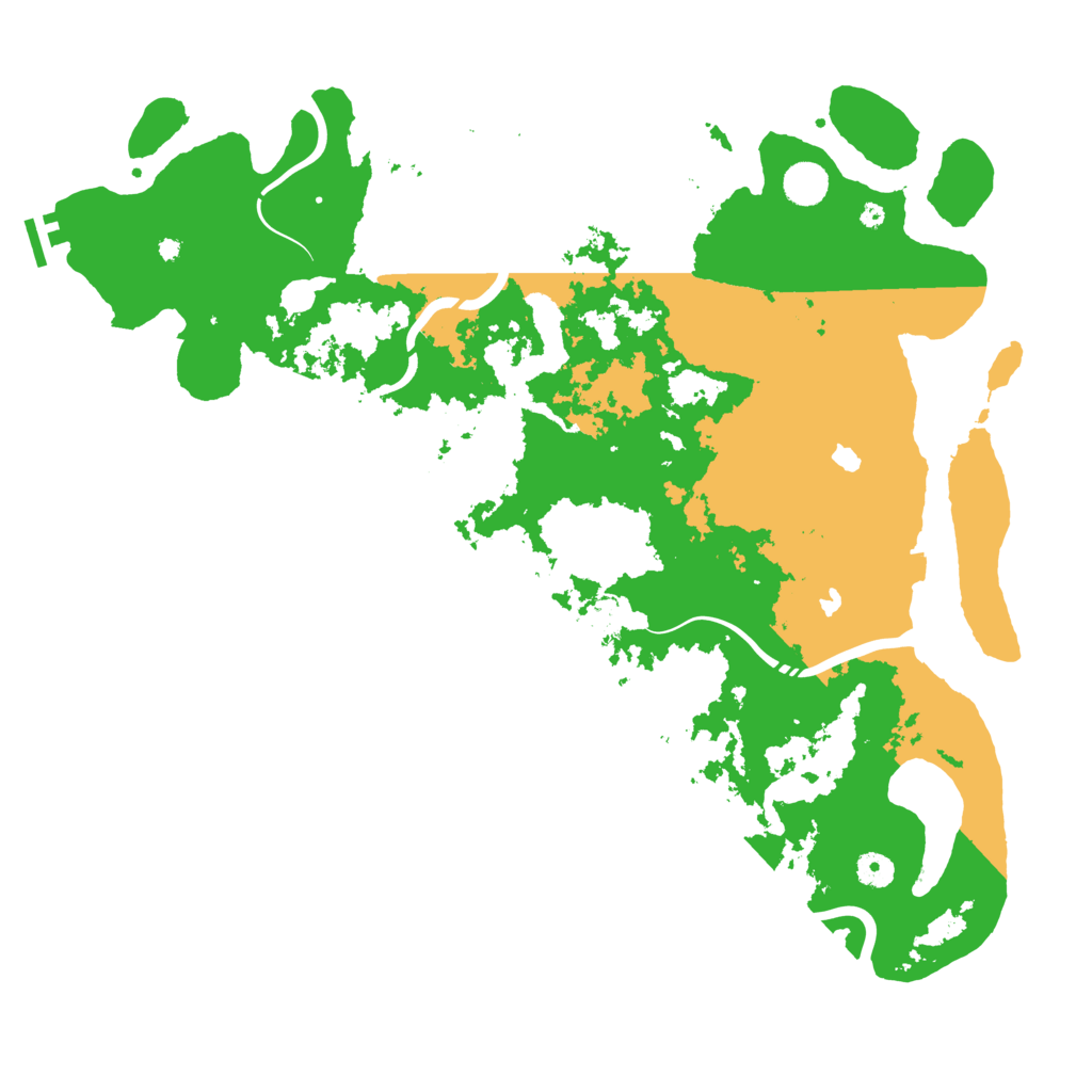 Biome Rust Map: Procedural Map, Size: 4500, Seed: 976049582