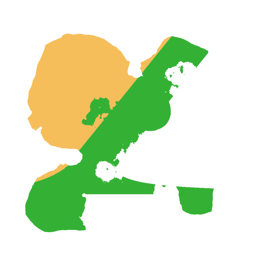 Biome Rust Map: Procedural Map, Size: 2000, Seed: 126412