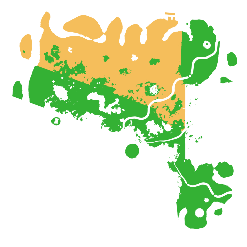 Biome Rust Map: Procedural Map, Size: 4800, Seed: 577528092