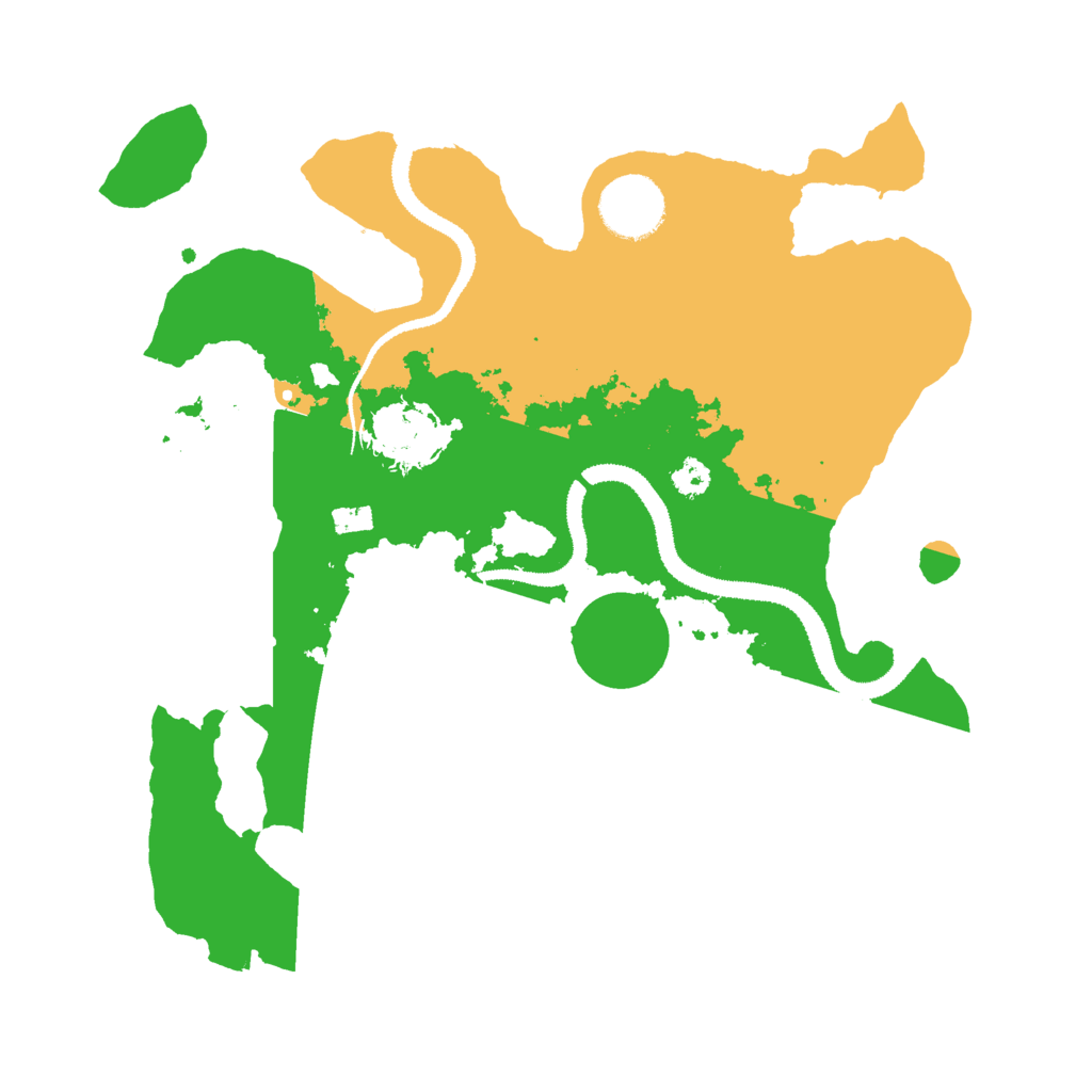 Biome Rust Map: Procedural Map, Size: 3000, Seed: 27439