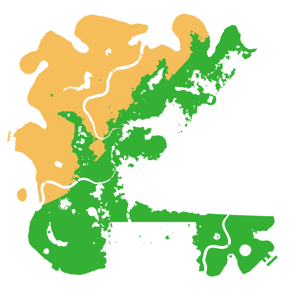 Biome Rust Map: Procedural Map, Size: 4500, Seed: 251691549
