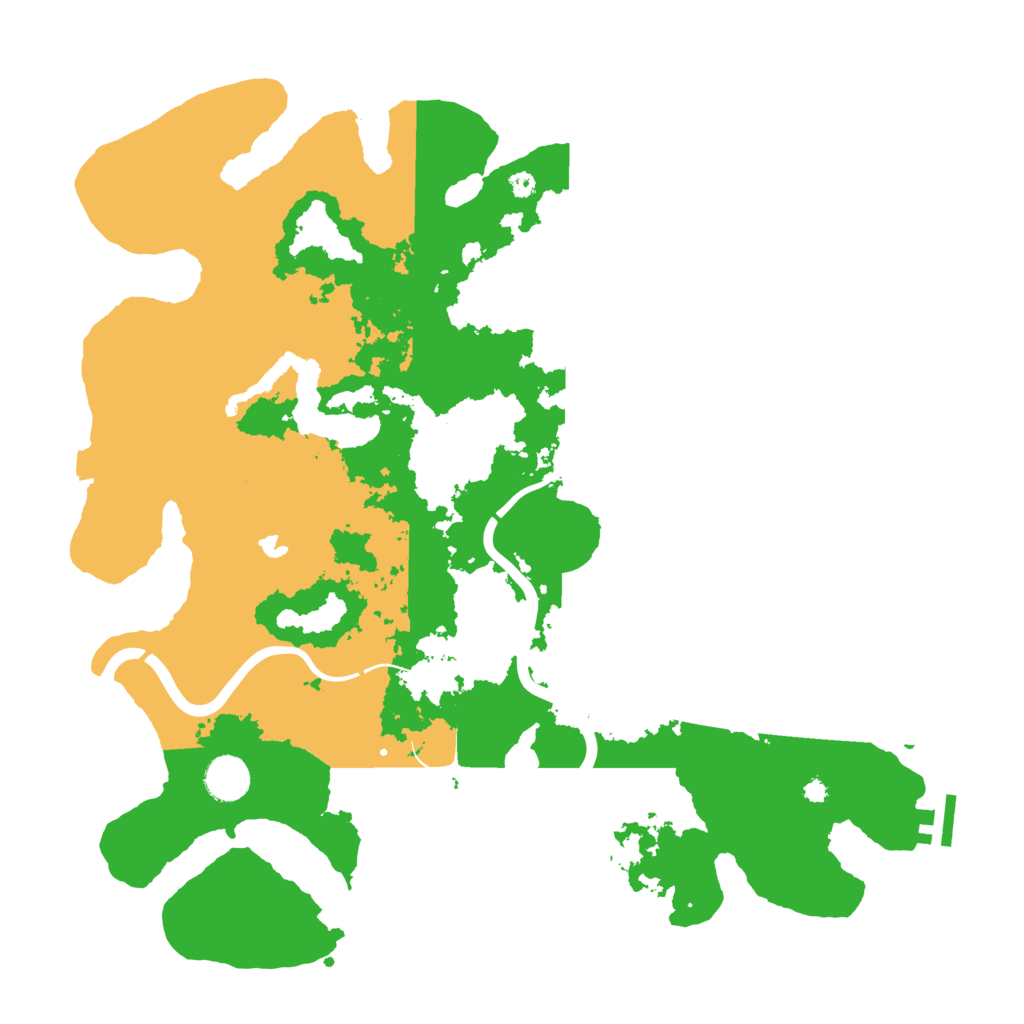 Biome Rust Map: Procedural Map, Size: 4000, Seed: 828513097