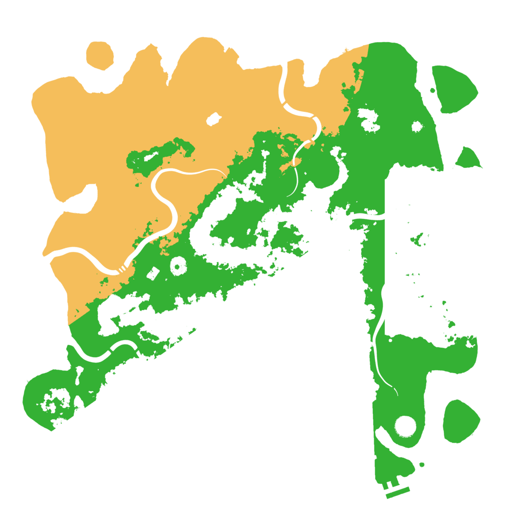 Biome Rust Map: Procedural Map, Size: 4250, Seed: 951769354