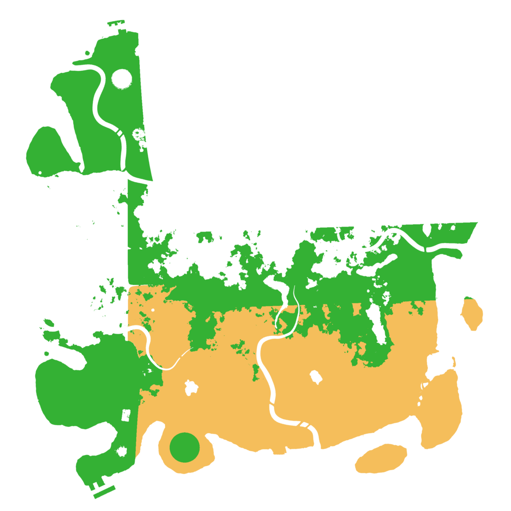 Biome Rust Map: Procedural Map, Size: 4500, Seed: 692979560