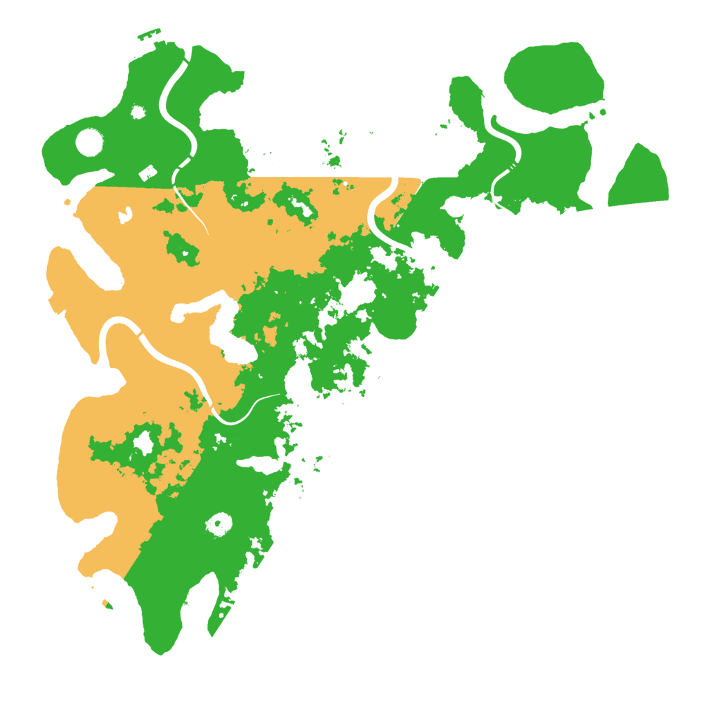 Biome Rust Map: Procedural Map, Size: 4500, Seed: 673438927