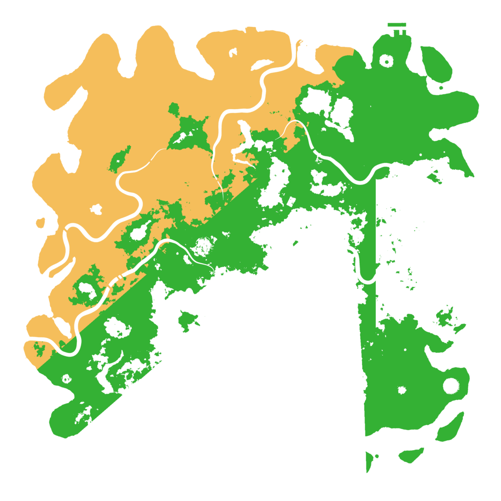 Biome Rust Map: Procedural Map, Size: 5500, Seed: 41293580