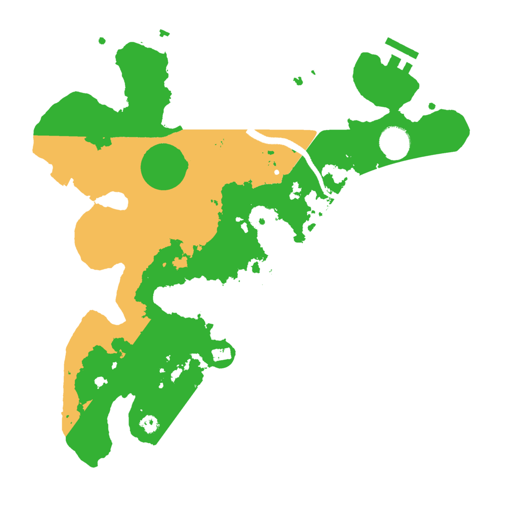 Biome Rust Map: Procedural Map, Size: 3000, Seed: 24287