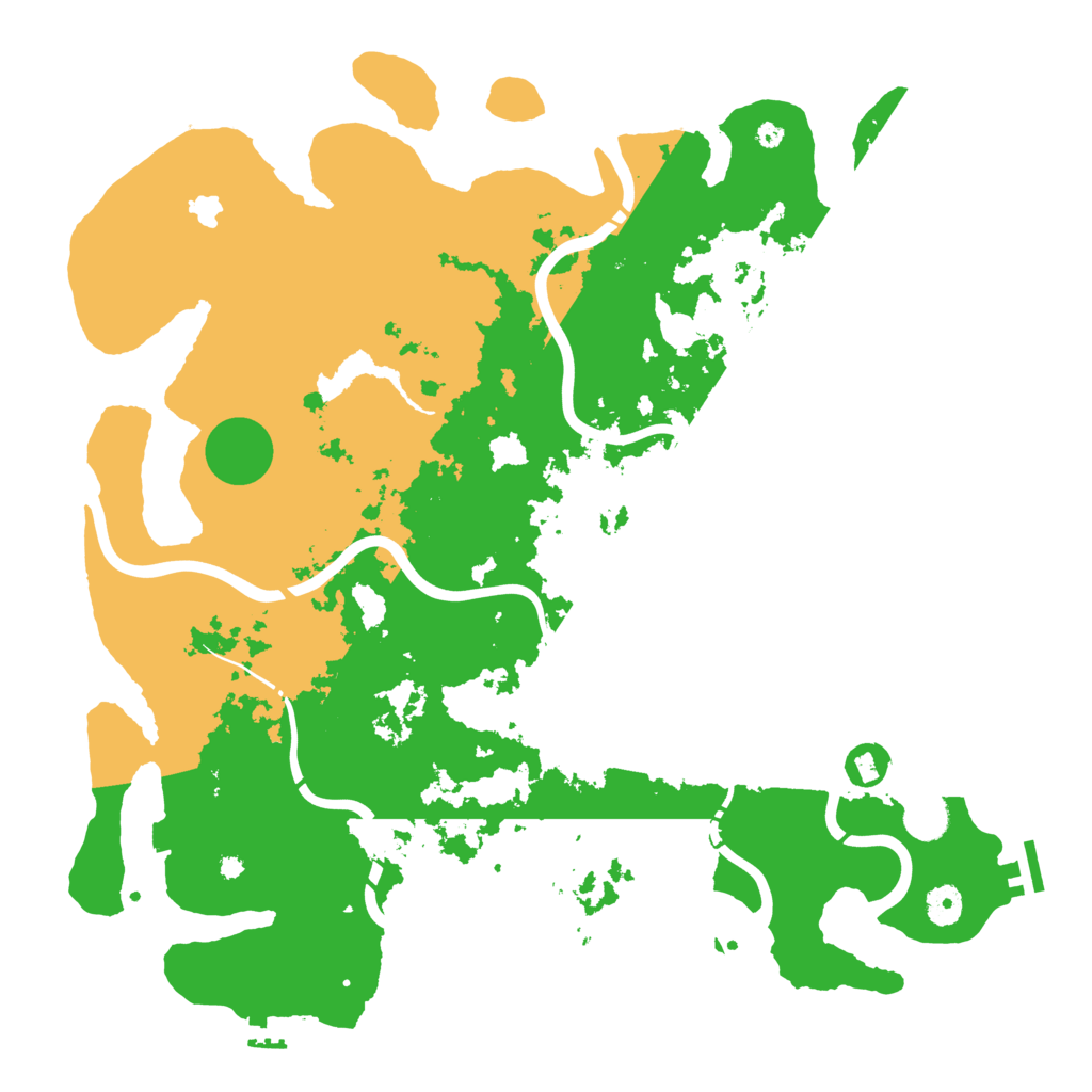 Biome Rust Map: Procedural Map, Size: 4250, Seed: 772701519