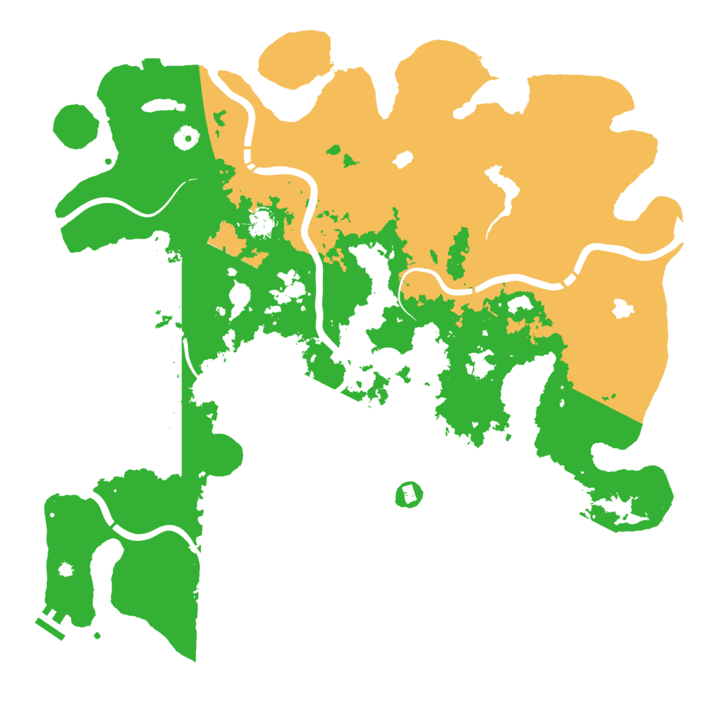 Biome Rust Map: Procedural Map, Size: 4500, Seed: 534384243