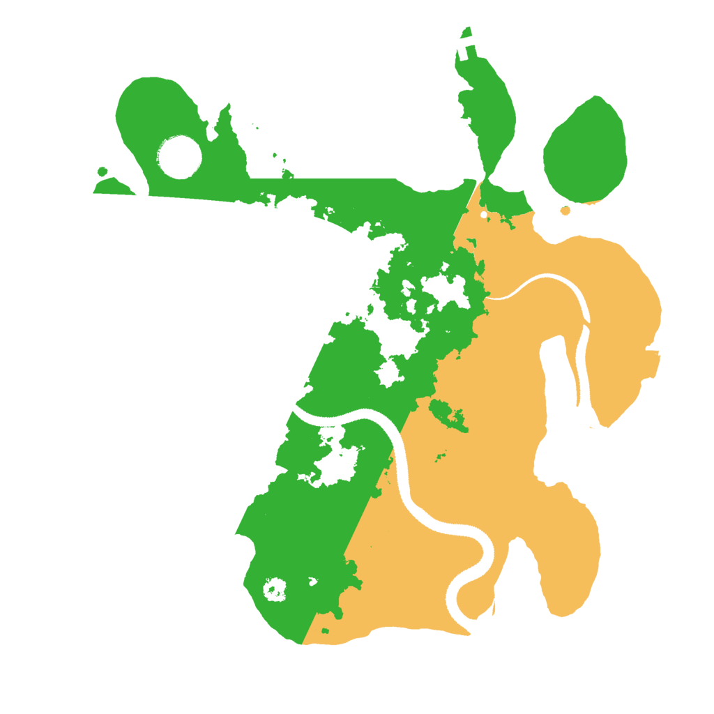 Biome Rust Map: Procedural Map, Size: 3000, Seed: 350616750