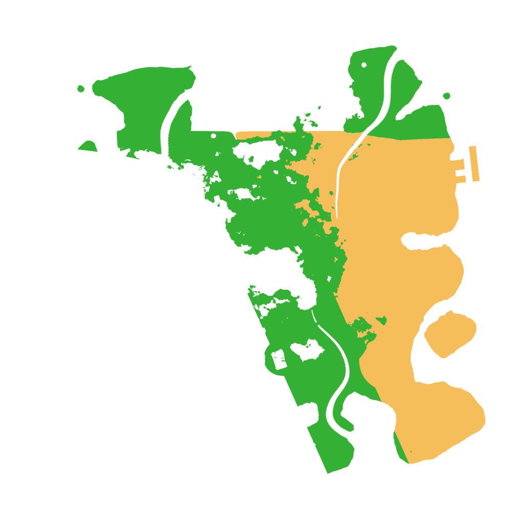 Biome Rust Map: Procedural Map, Size: 3000, Seed: 488601037