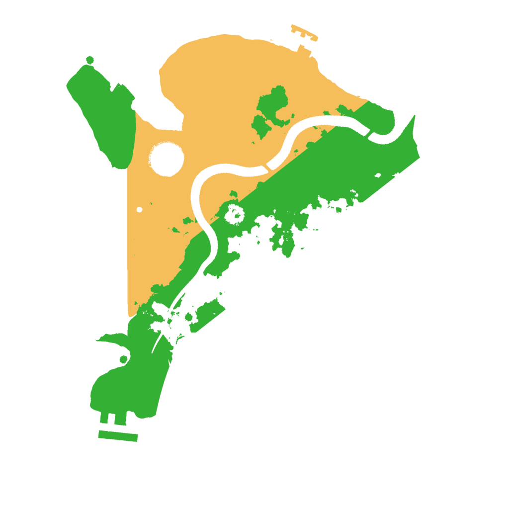 Biome Rust Map: Procedural Map, Size: 2626, Seed: 937952363