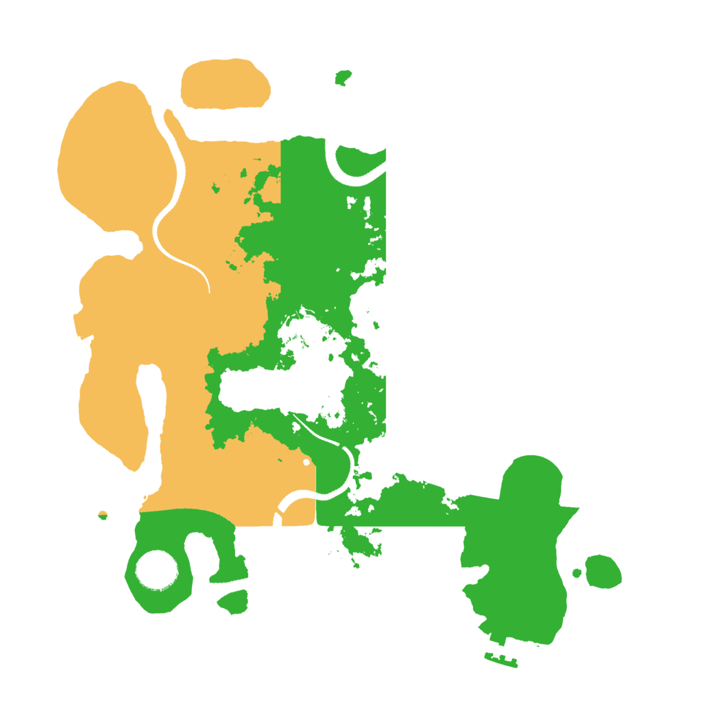 Biome Rust Map: Procedural Map, Size: 3100, Seed: 2124085069