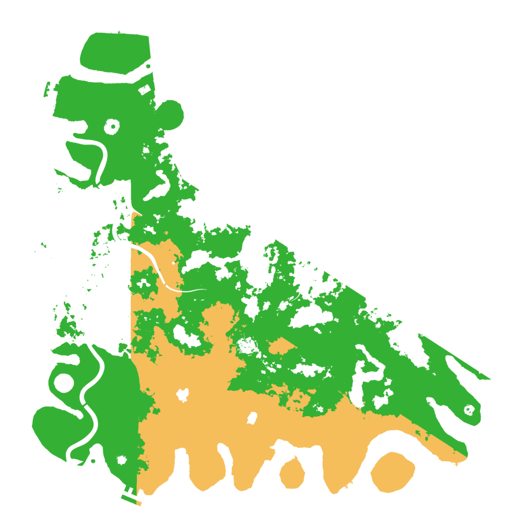 Biome Rust Map: Procedural Map, Size: 5000, Seed: 1223365047