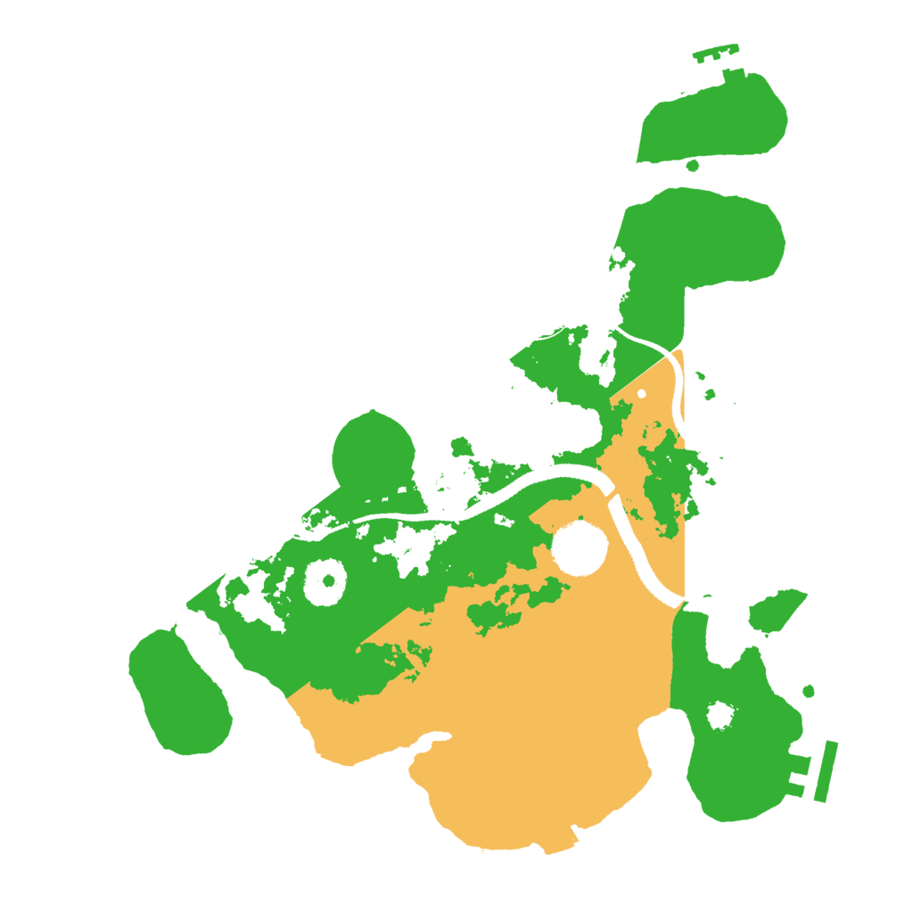 Biome Rust Map: Procedural Map, Size: 3000, Seed: 1485698908
