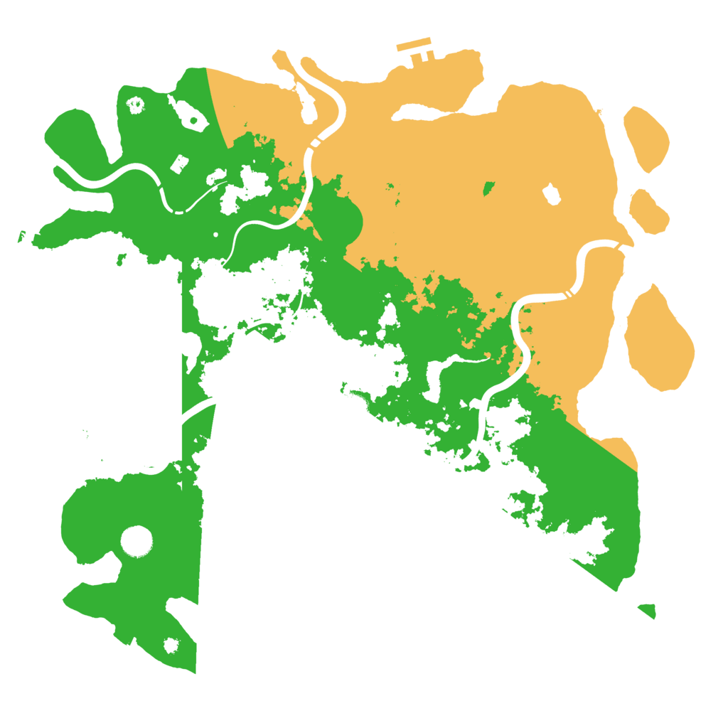 Biome Rust Map: Procedural Map, Size: 4250, Seed: 54819
