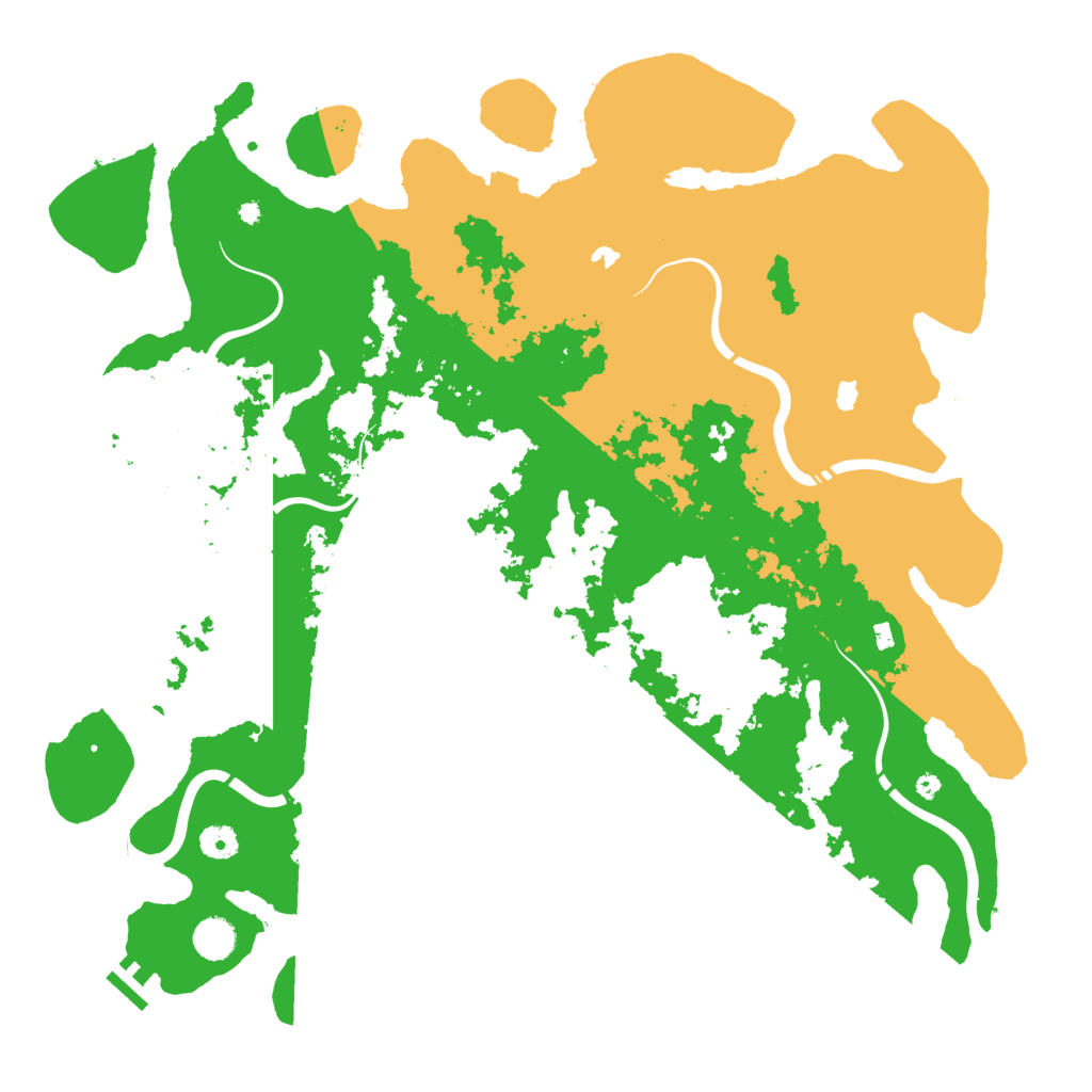Biome Rust Map: Procedural Map, Size: 4500, Seed: 1812978186