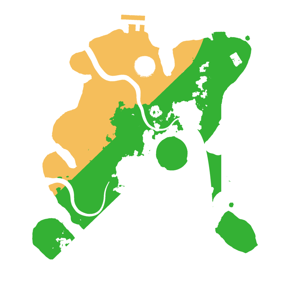 Biome Rust Map: Procedural Map, Size: 2500, Seed: 1893674730