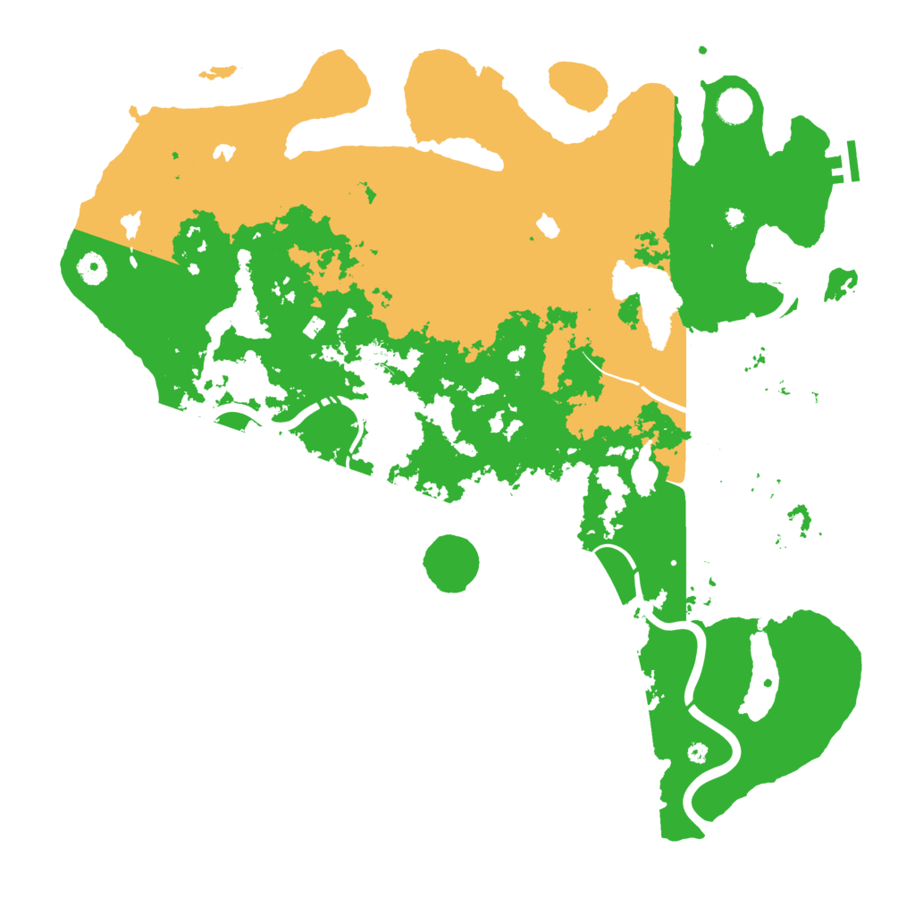 Biome Rust Map: Procedural Map, Size: 4500, Seed: 1364713578