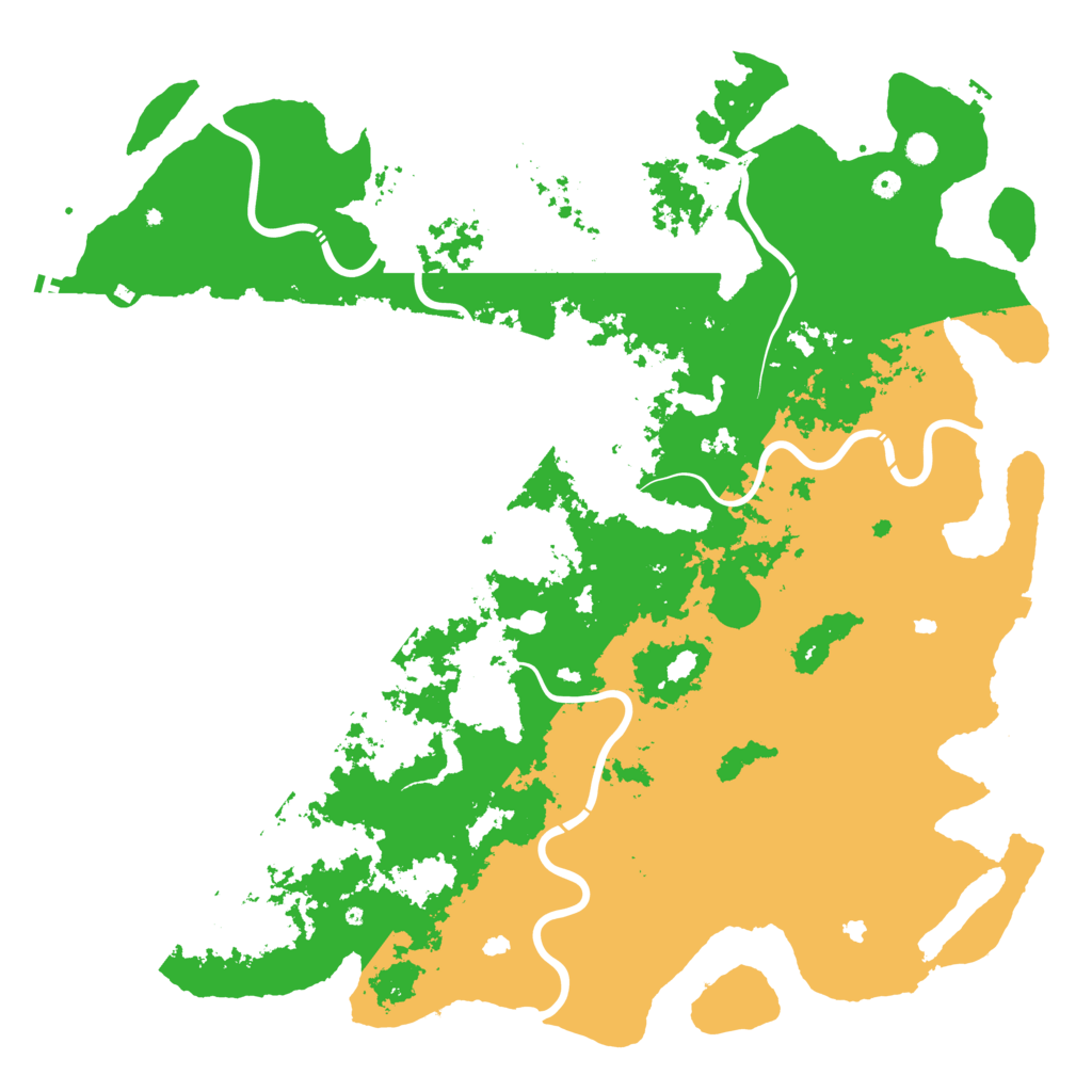 Biome Rust Map: Procedural Map, Size: 6000, Seed: 484532268
