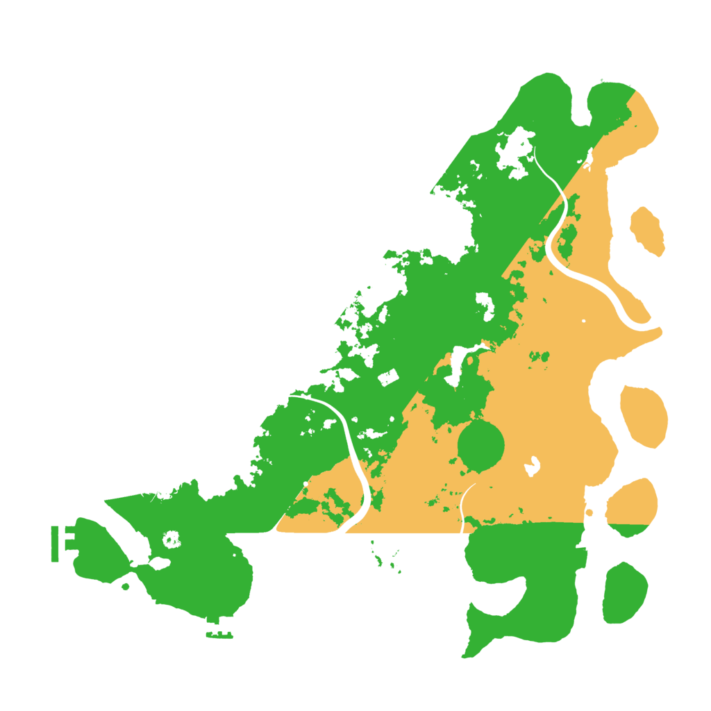 Biome Rust Map: Procedural Map, Size: 4000, Seed: 1492613210