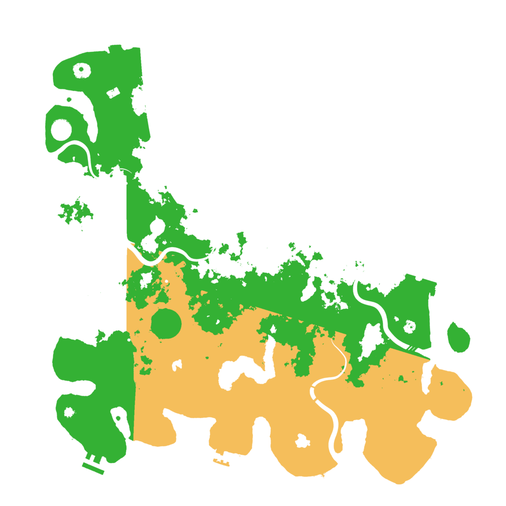 Biome Rust Map: Procedural Map, Size: 4500, Seed: 2023233590