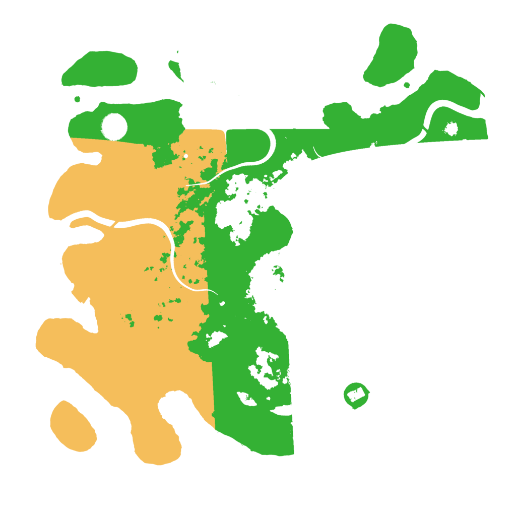 Biome Rust Map: Procedural Map, Size: 3500, Seed: 1247313597